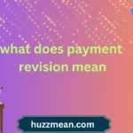 what does payment revision mean