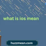 what is ios mean