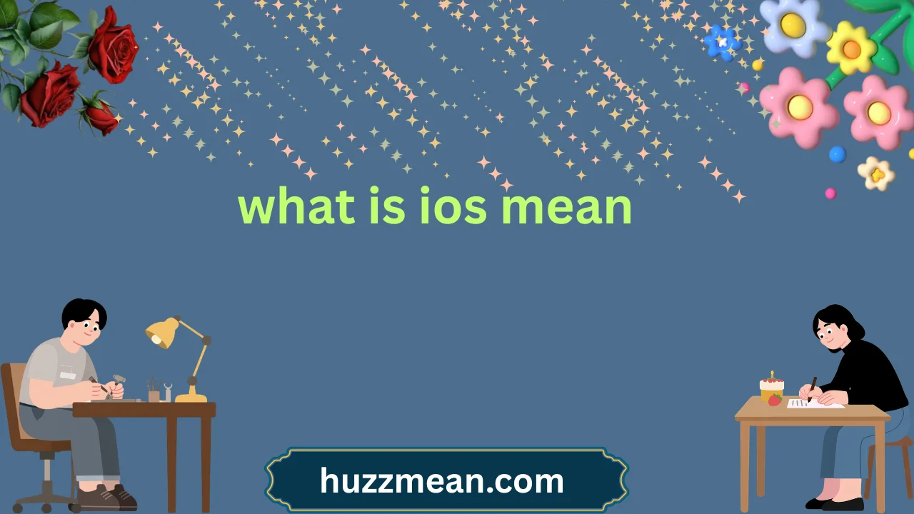 what is ios mean
