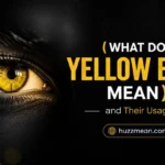 what do yellow eyes mean
