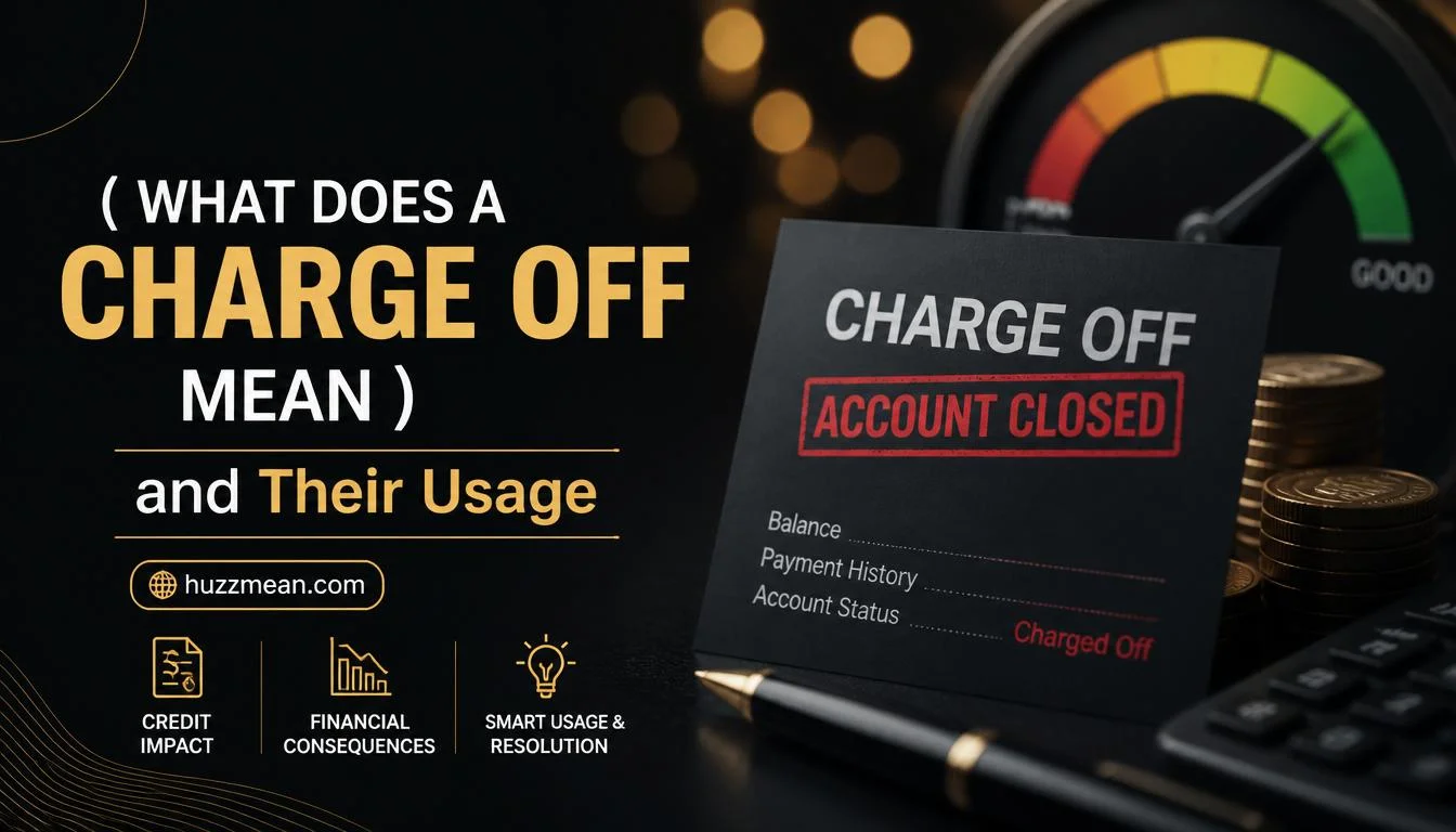 what does a charge off mean