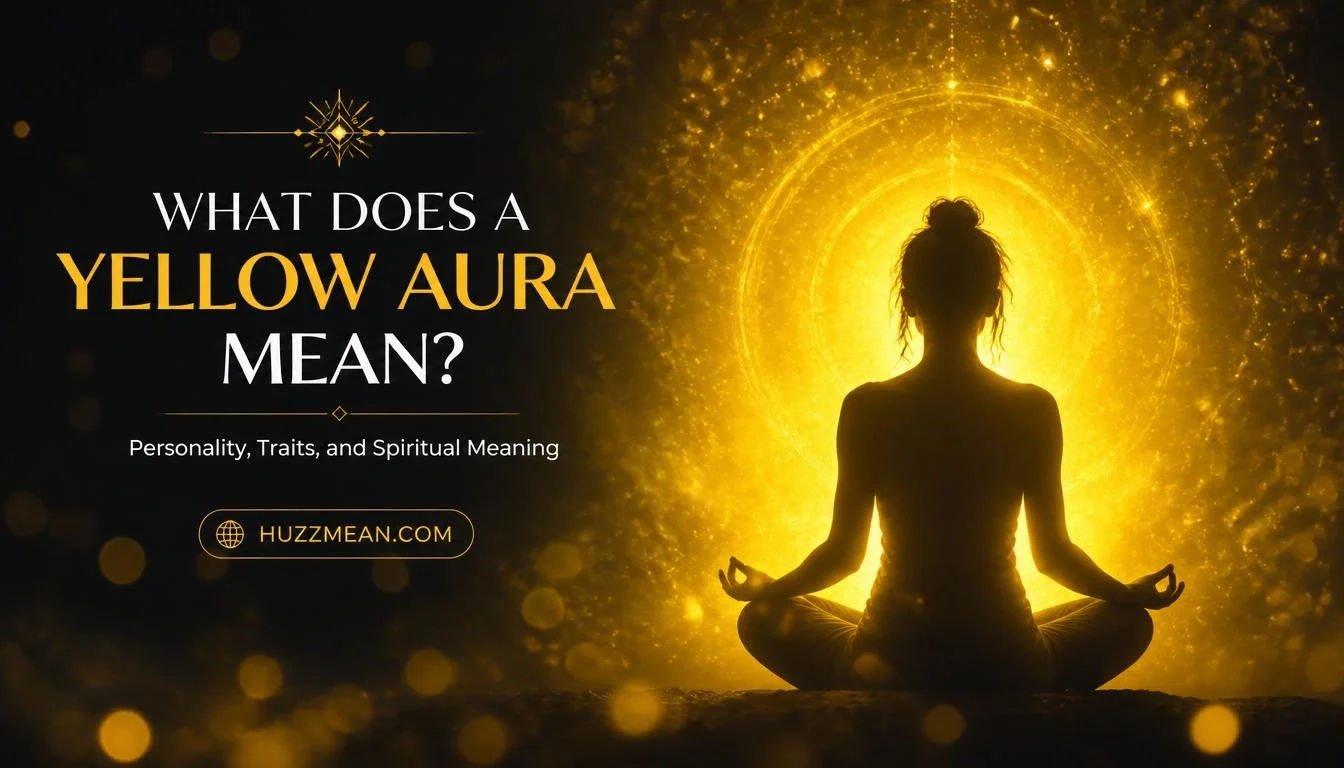 what does a yellow aura mean
