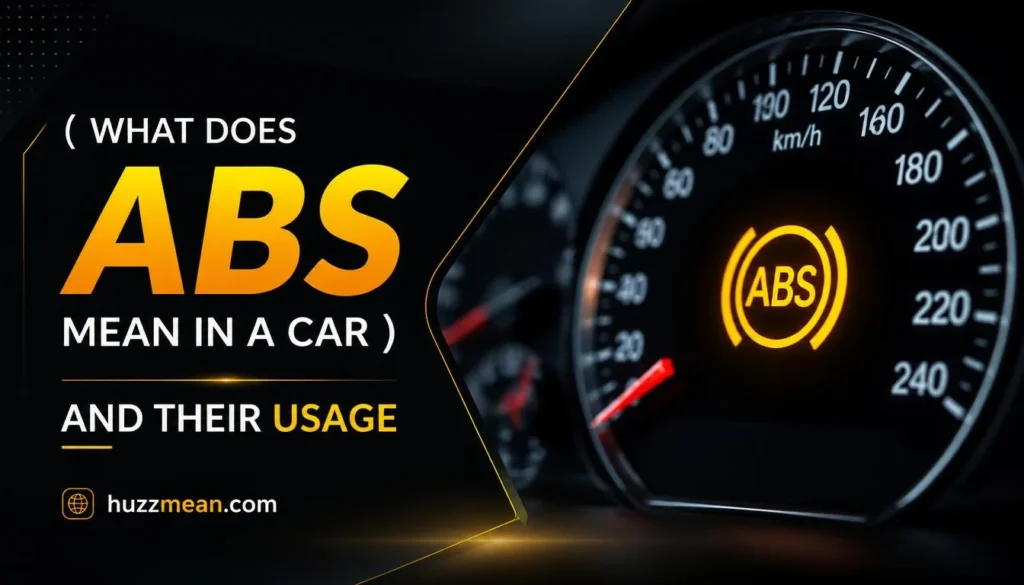 what does abs mean in a car