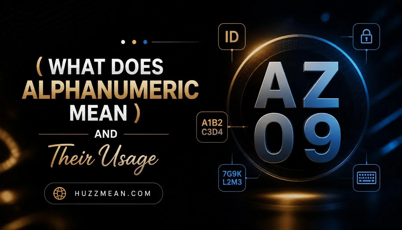 what does alphanumeric mean