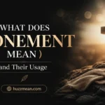 what does atonement mean