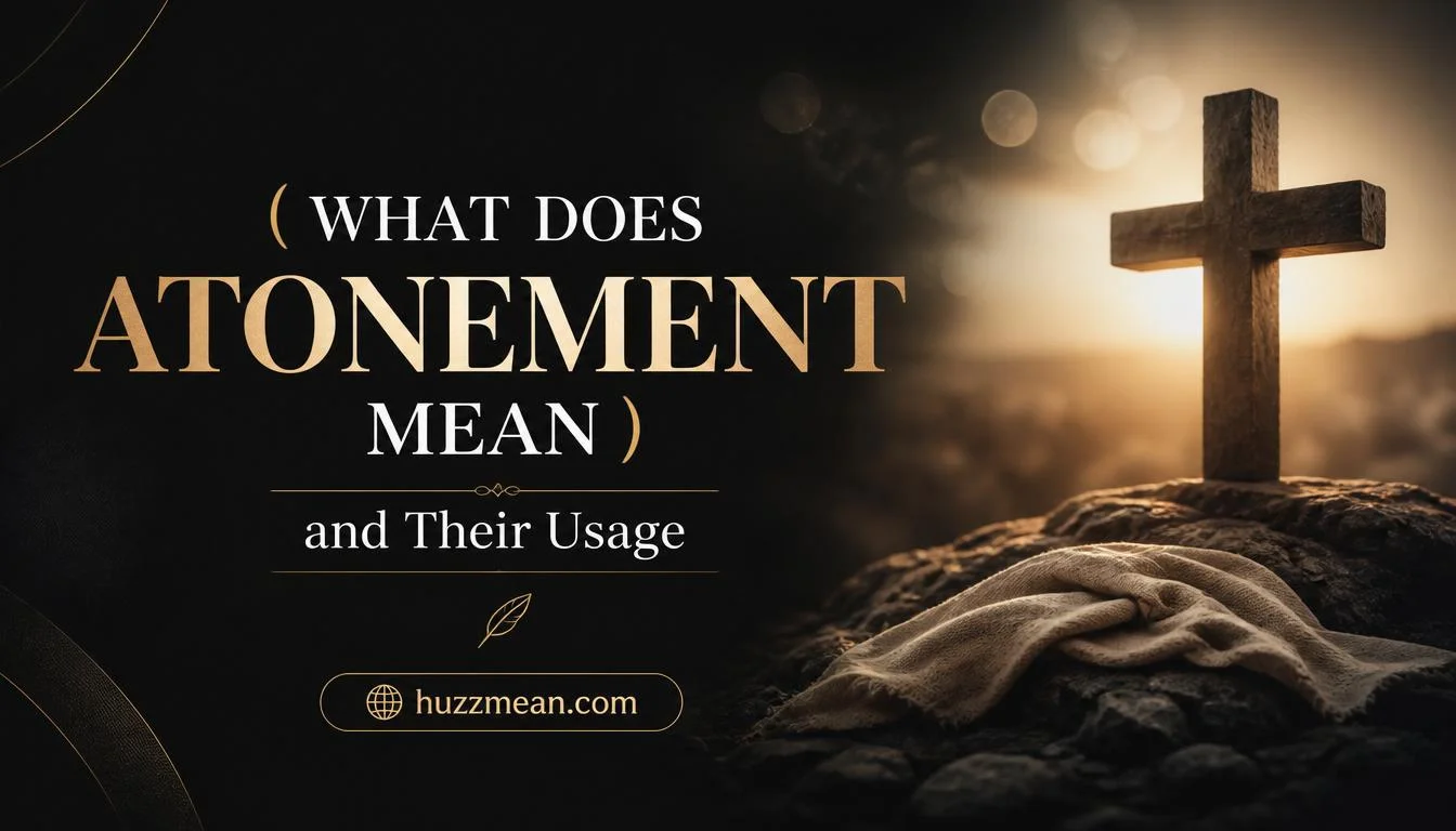 what does atonement mean