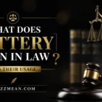 what does battery mean in law
