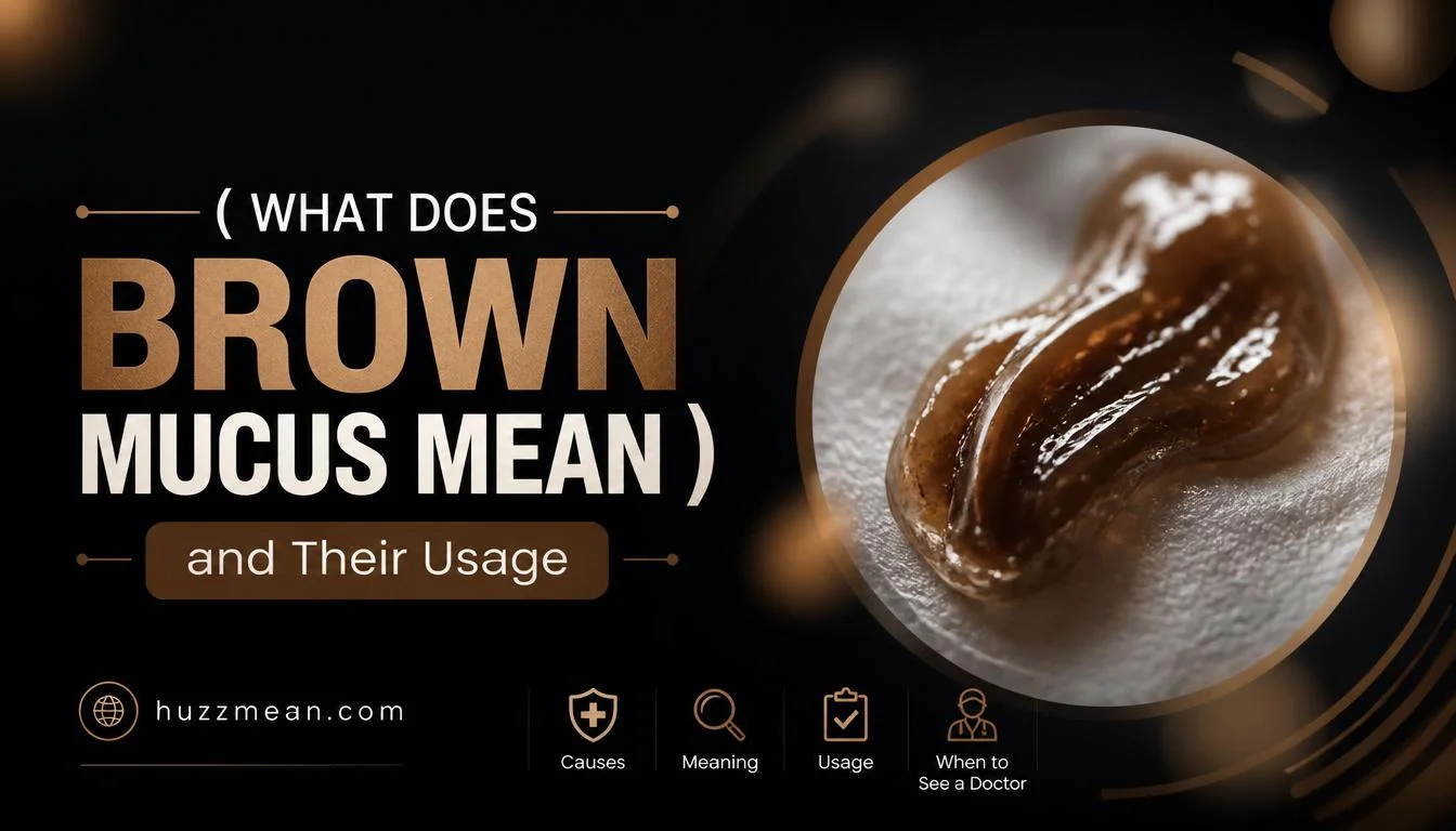 what does brown mucus mean