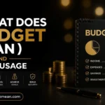 what does budget mean