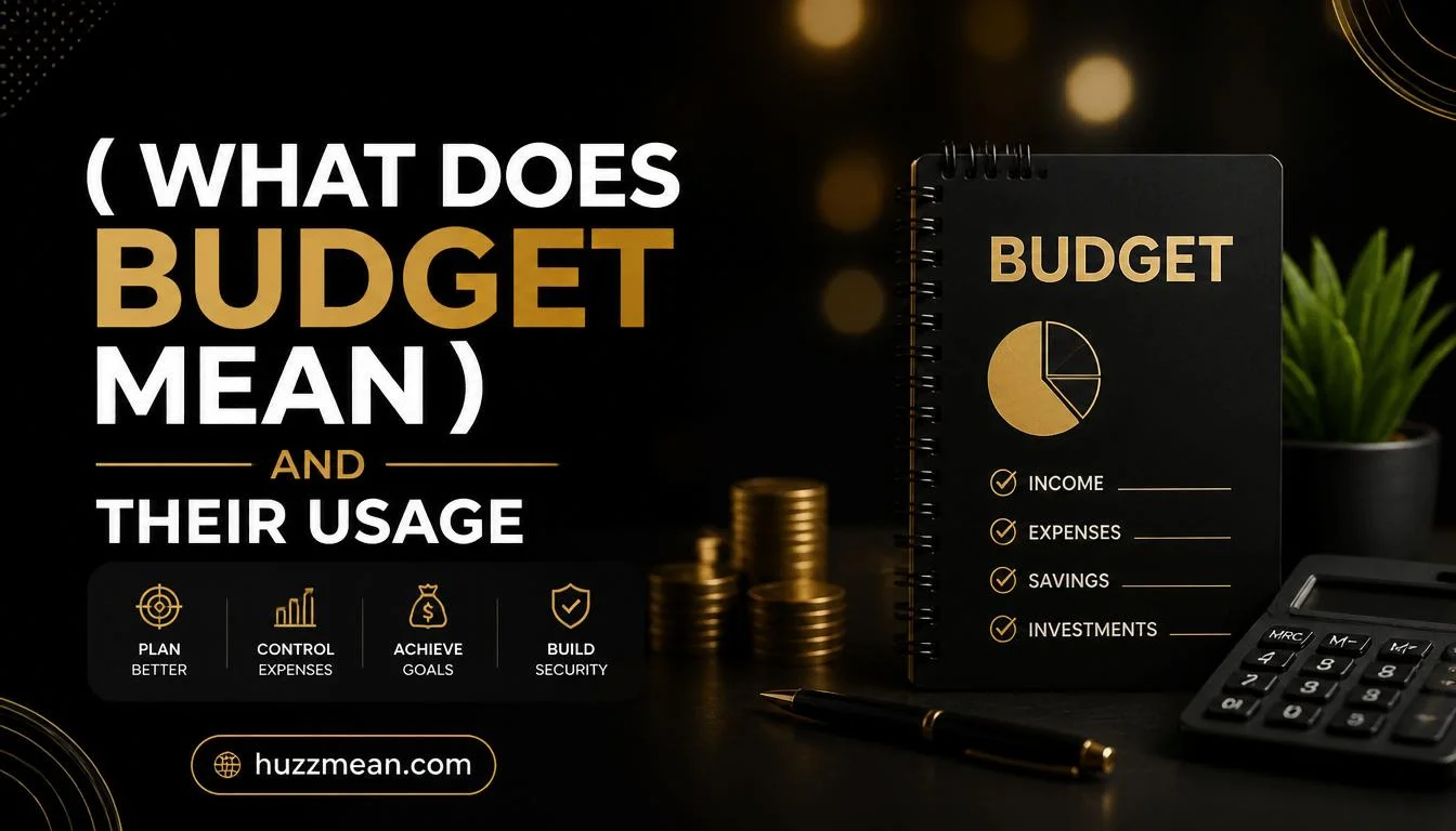 what does budget mean