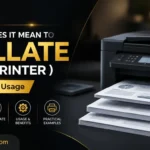 What Does Collate Mean on a Printer