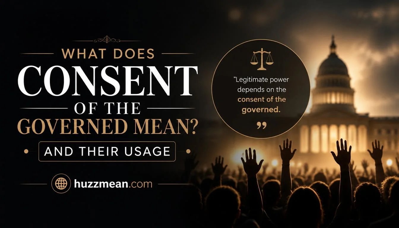 what does consent of the governed mean