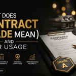 what does contract grade mean