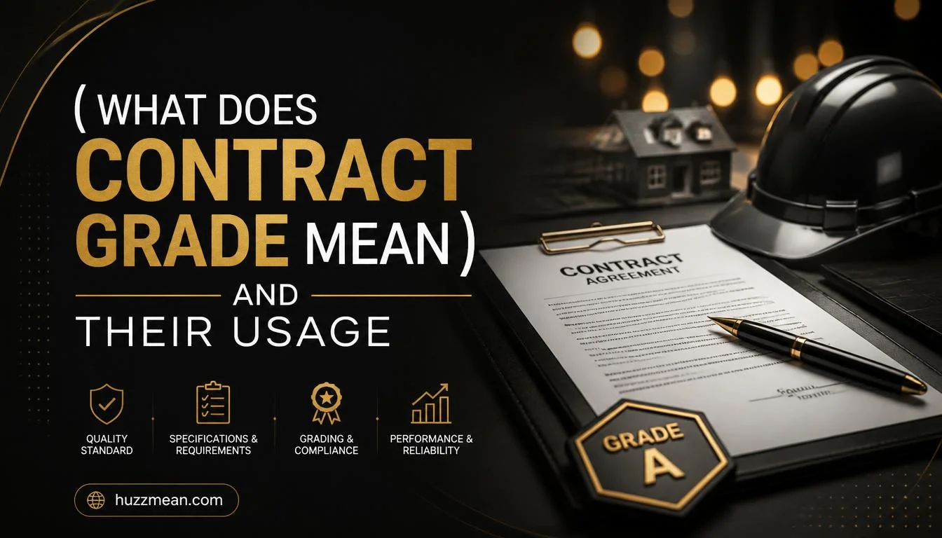 what does contract grade mean