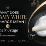 what does creamy white discharge mean