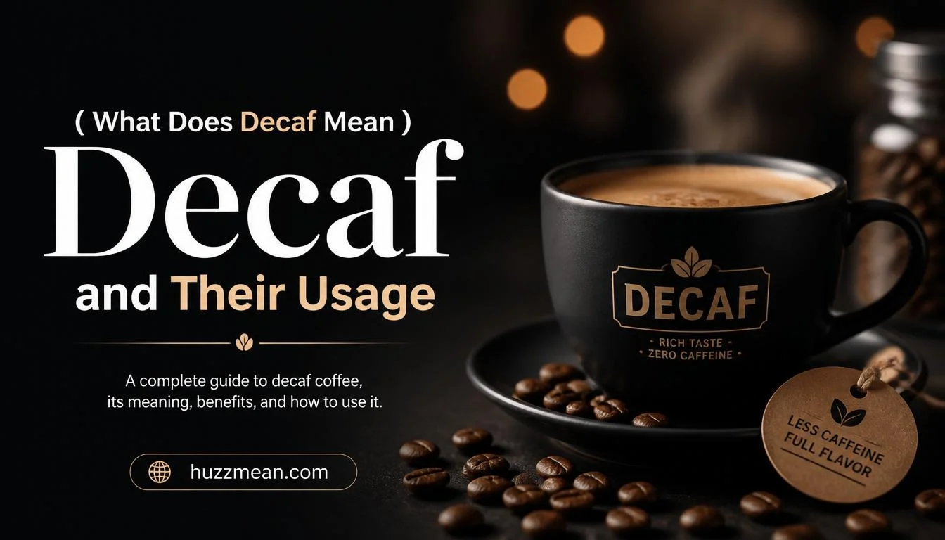 what does decaf mean
