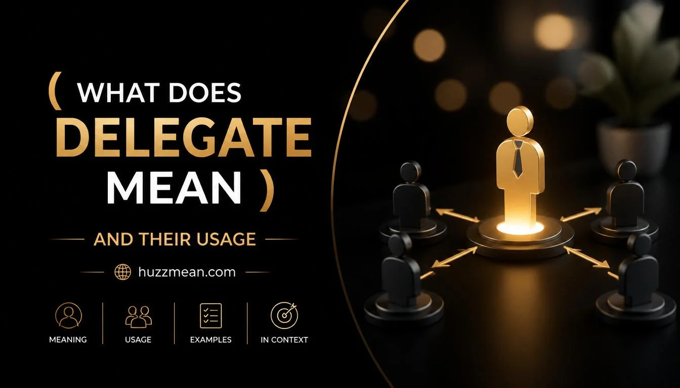 what does delegate mean