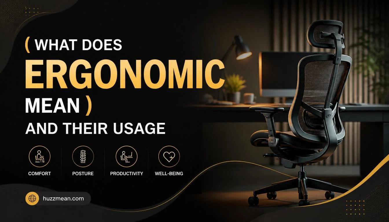 what does ergonomic mean