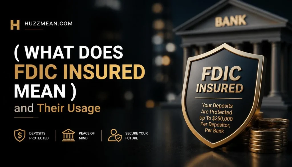 what does fdic insured mean