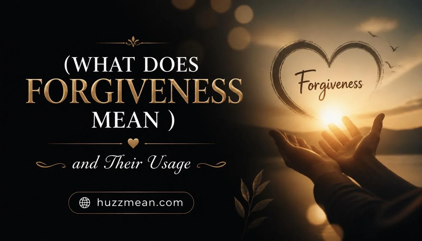 what does forgiveness mean
