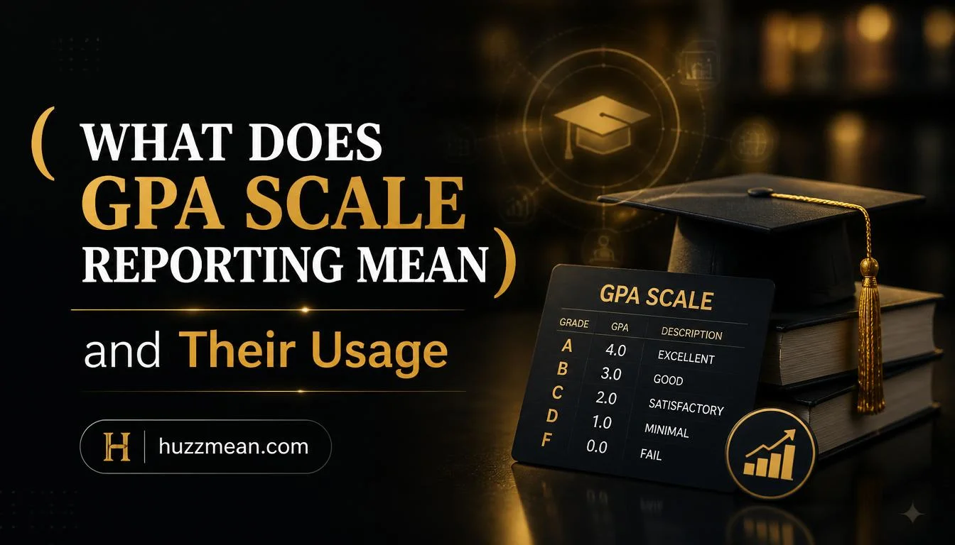 what does gpa scale reporting mean