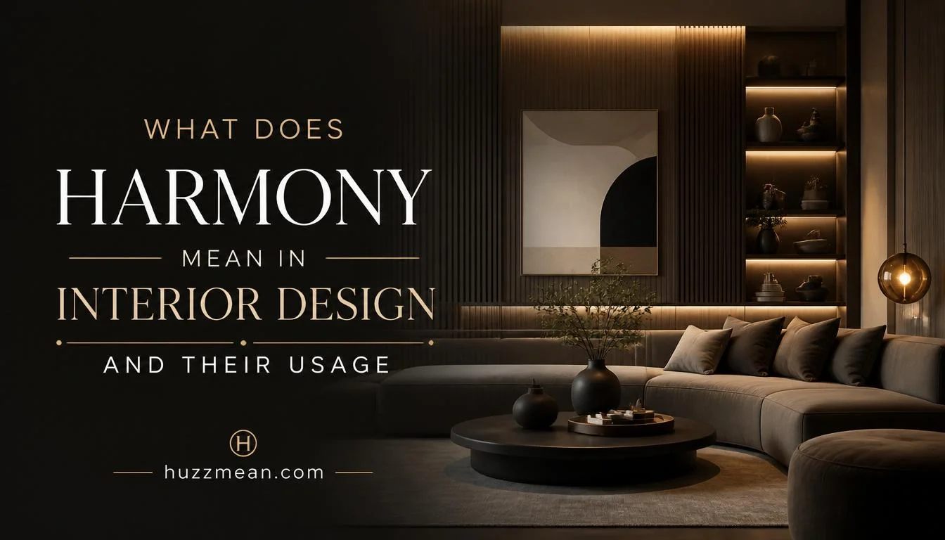 what does harmony mean in interior design