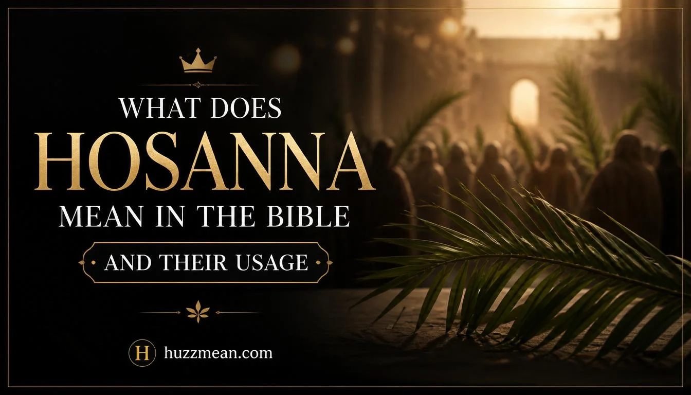 what does hosanna mean in the bible