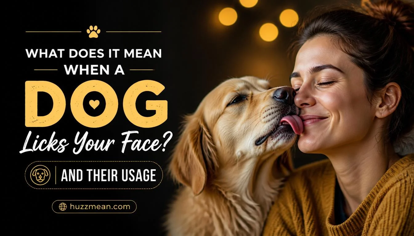 what does it mean when a dog licks your face