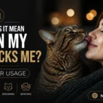 what does it mean when my cat licks me