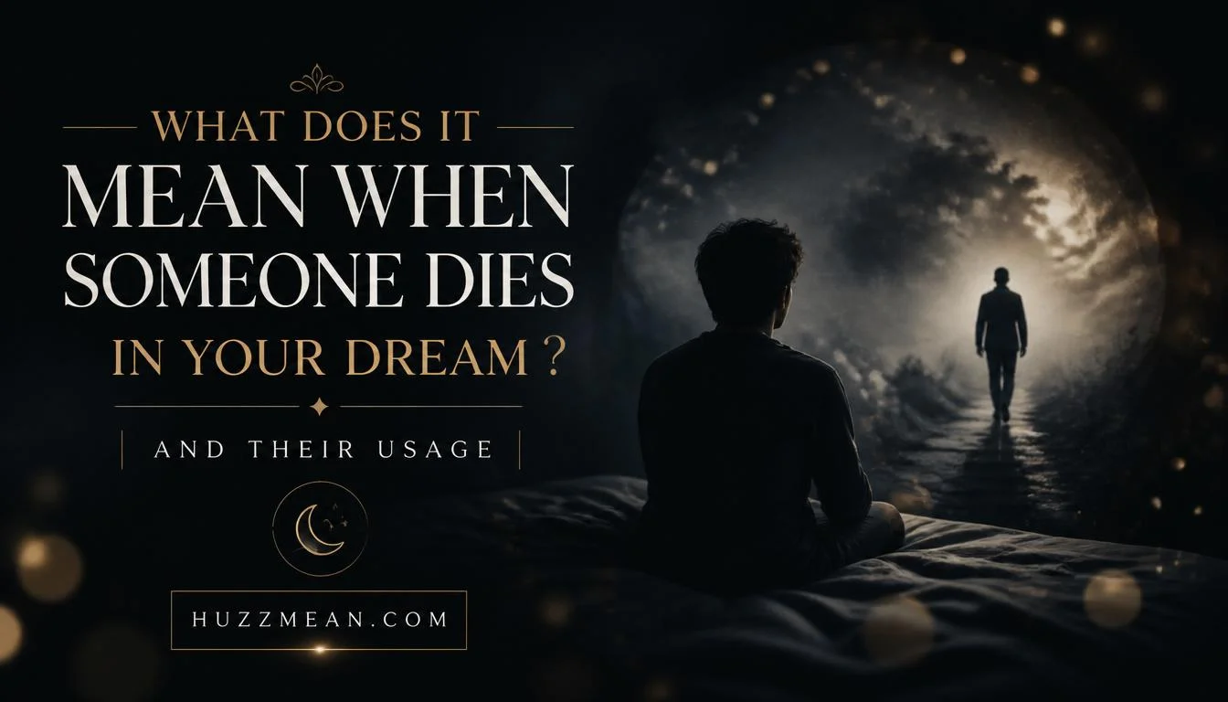 what does it mean when someone dies in your dream