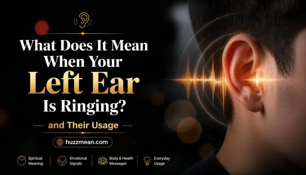 what does it mean when your left ear is ringing