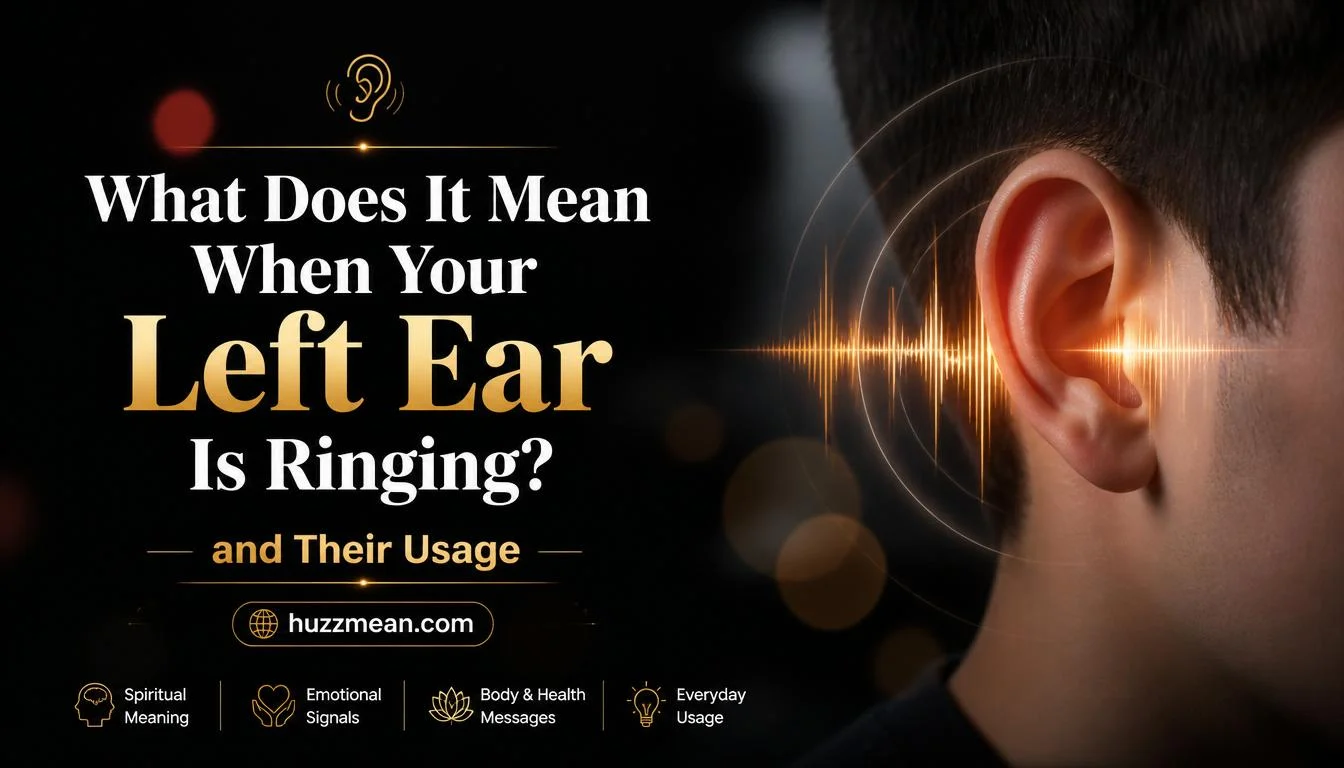 what does it mean when your left ear is ringing