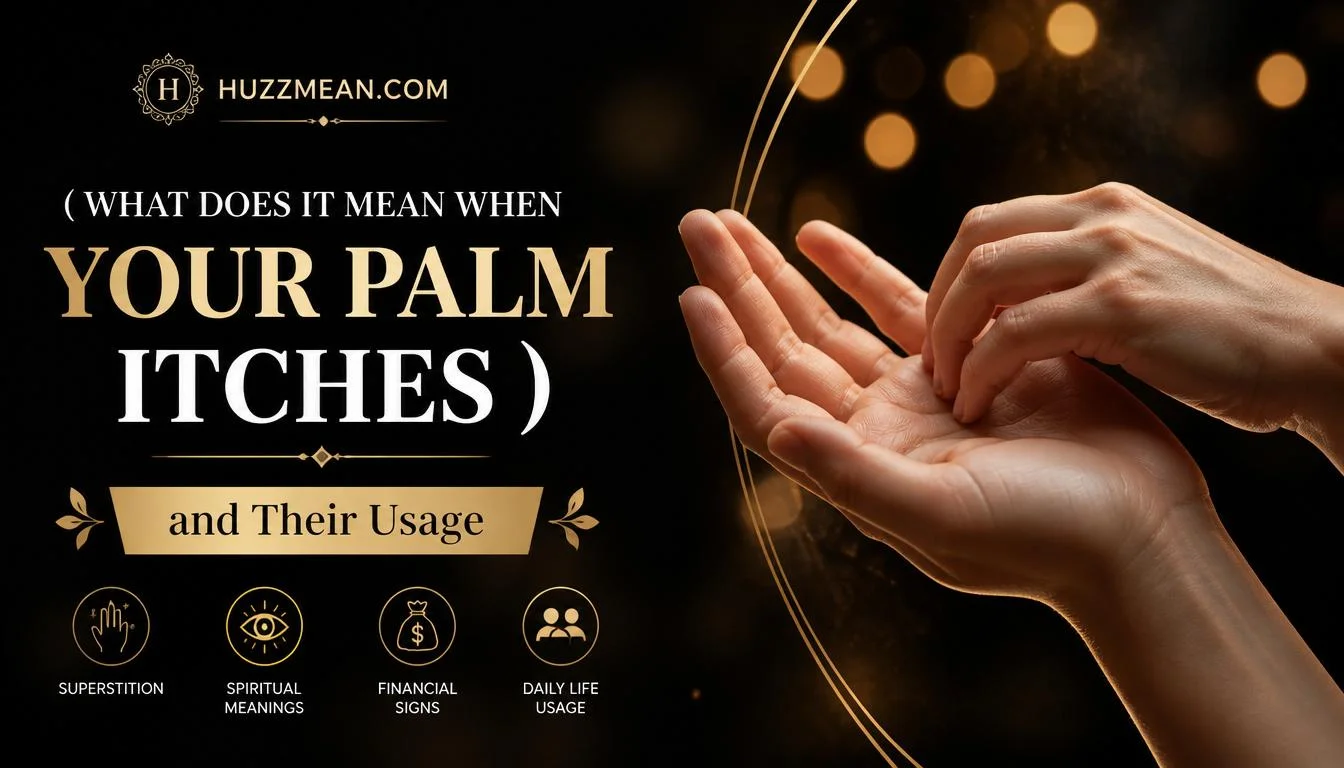 what does it mean when your palm itches