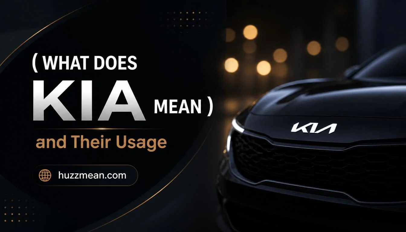 what does kia mean