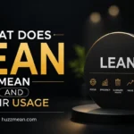 what does lean mean
