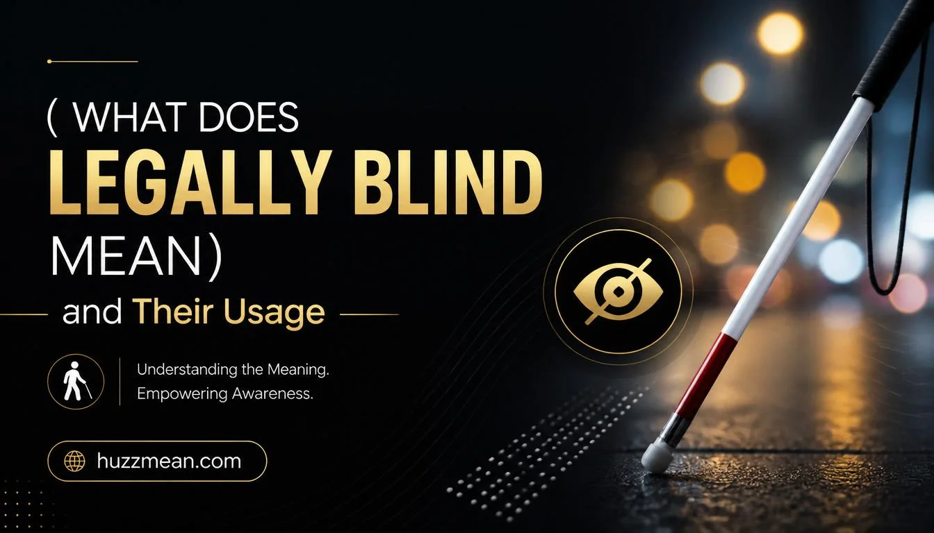 what does legally blind mean