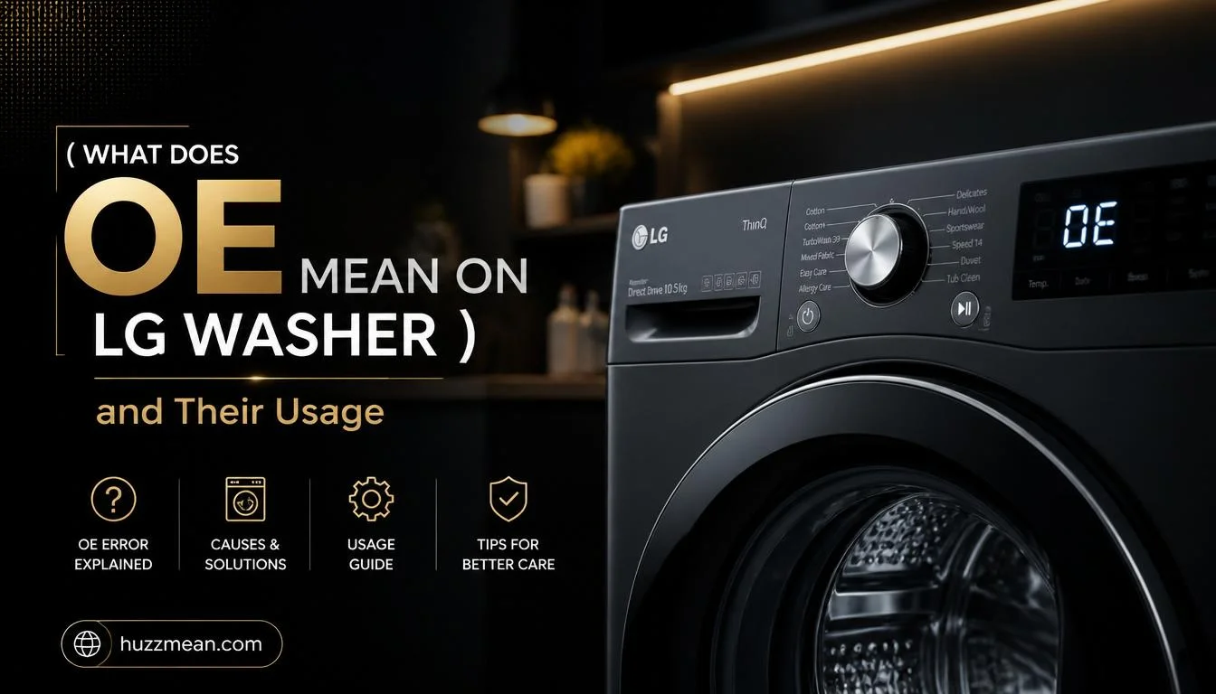 what does oe mean on lg washer
