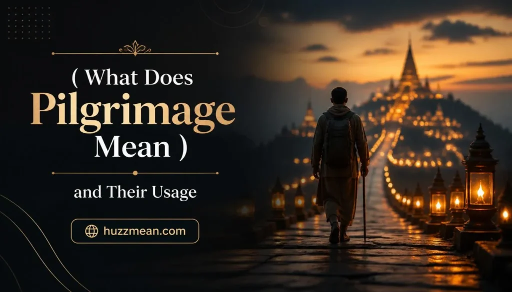 what does pilgrimage mean