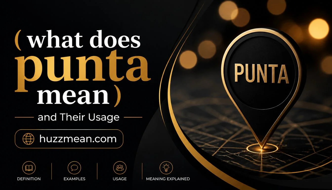 what does punta mean