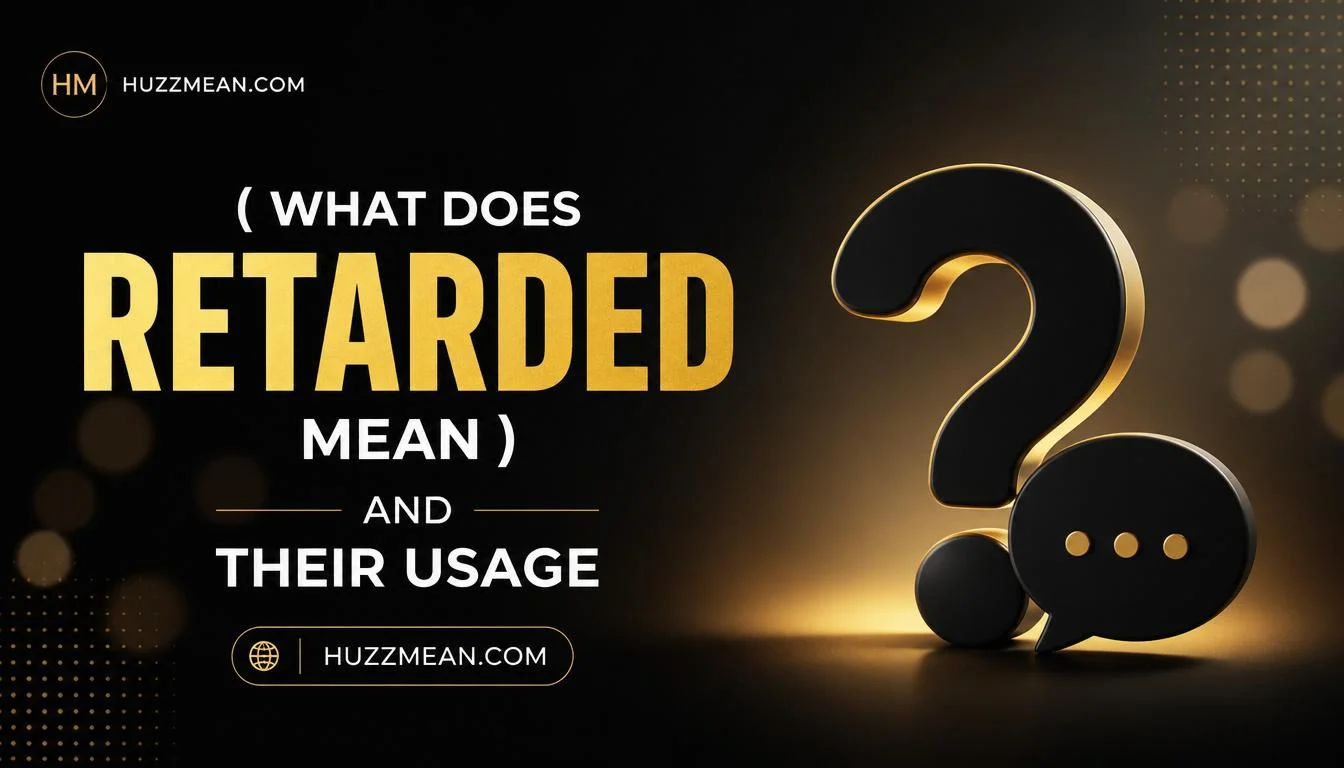 what does retarded mean