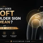 what does soft shoulder sign mean