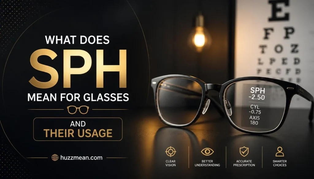 what does sph mean for glasses