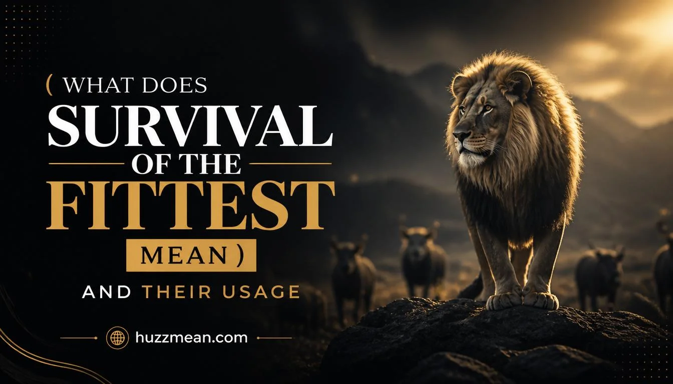 what does survival of the fittest mean