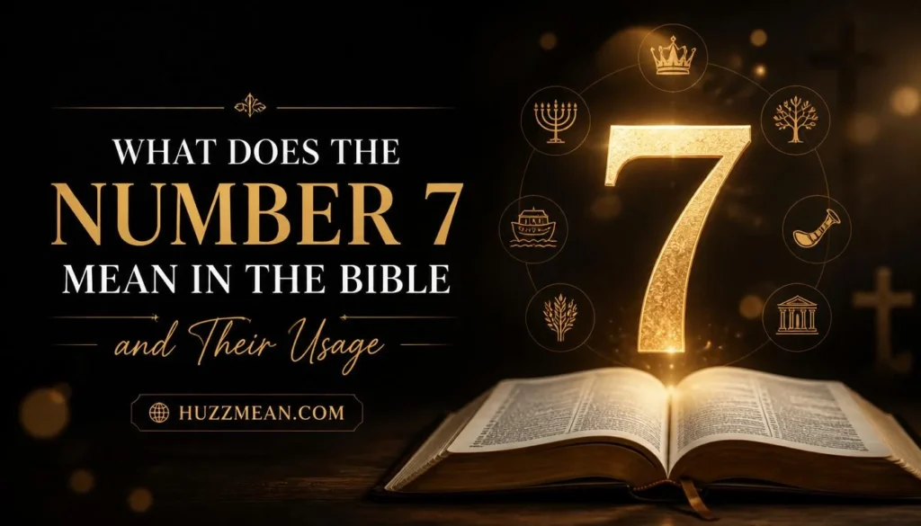 what does the number 7 mean in the bible