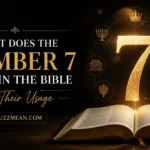 what does the number 7 mean in the bible
