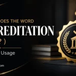 what does the word accreditation mean