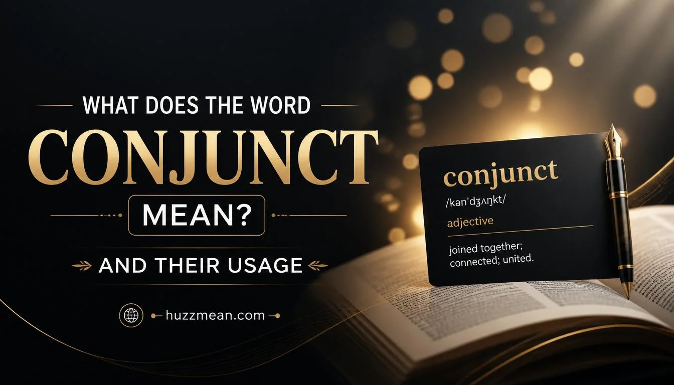 what does the word conjunct mean?