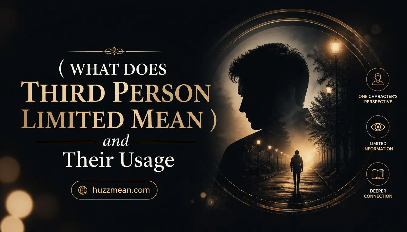 what does third person limited mean