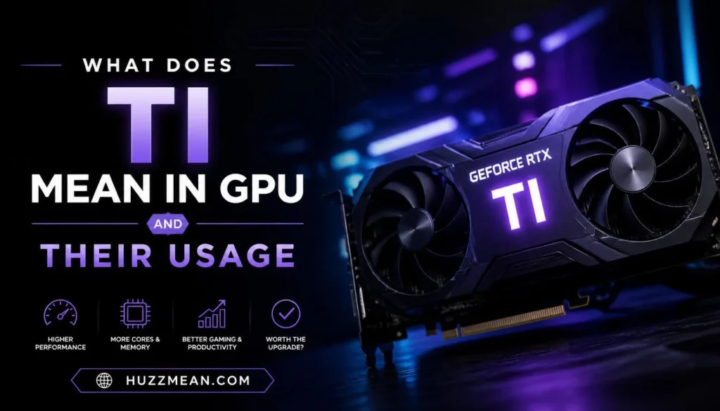what does ti mean in gpu