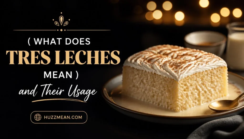 what does tres leches mean